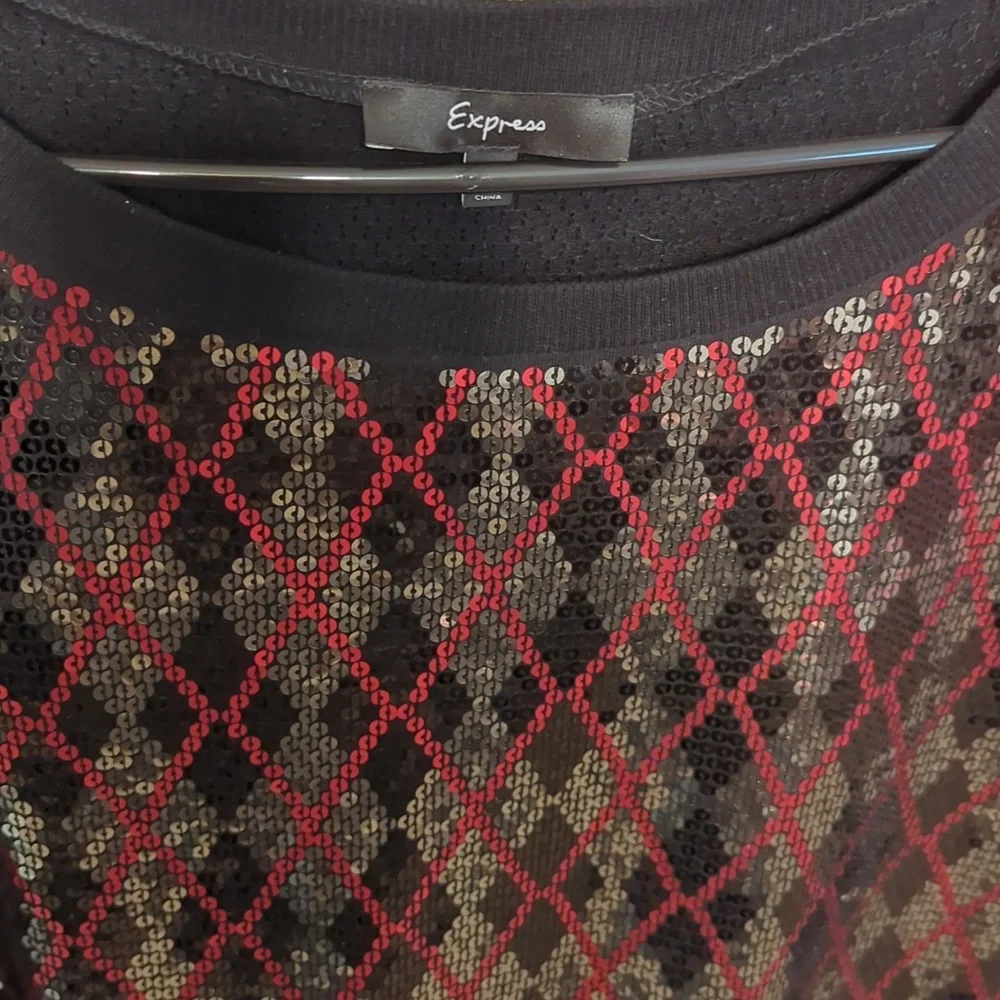 Express Sequin Top - Picture 3 of 4
